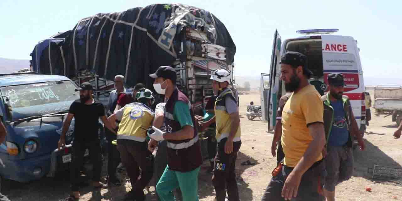 Rus savaş uçakları bomba yağdırıyor