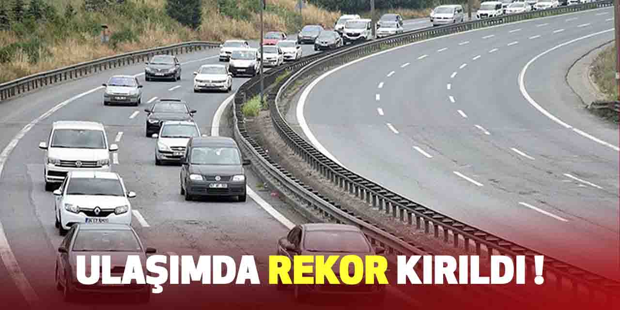 Ulaşımda rekor kırıldı!