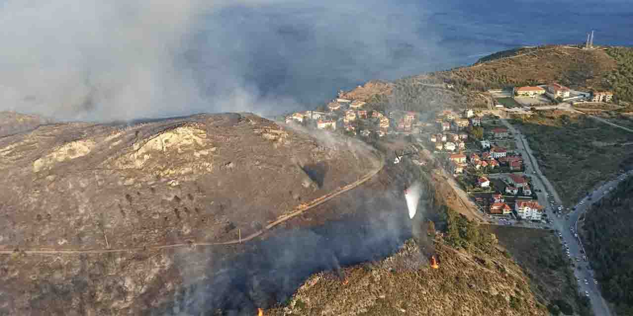 Muğla'daki yangın yerleşim yerlerini tehdit ediyor