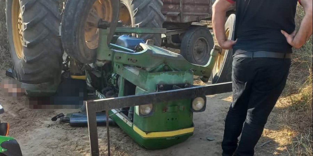 Traktörün altında kalan 14 yaşındaki sürücü hayatını kaybetti