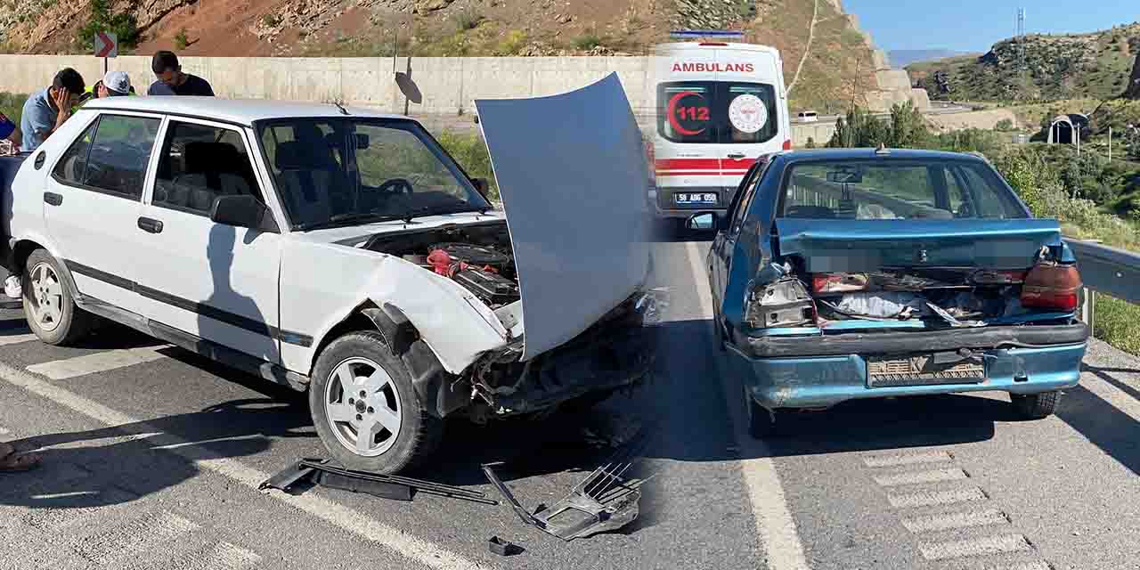 Sivas'ta feci kaza: 2'si çocuk 4 yaralı