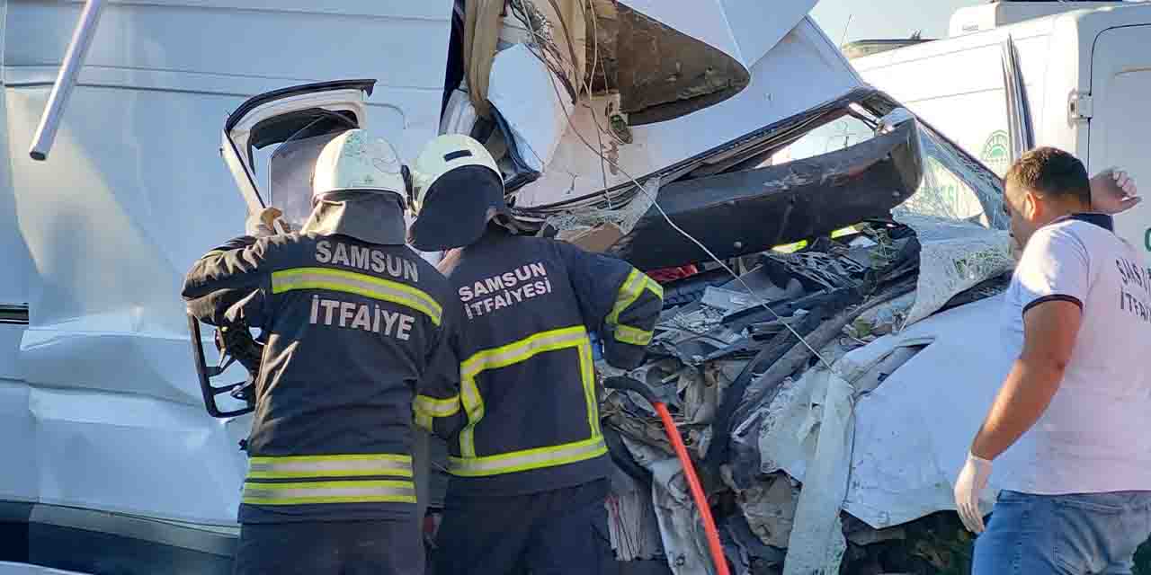 Samsun'da canlı yayın aracı yoldan çıktı: 2 ölü 1 yaralı