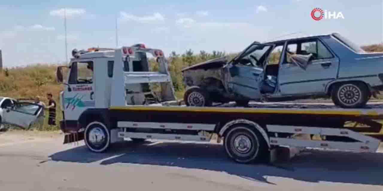 Eskişehir Çifteler'de trafik kazası: 5 yaralı (Video haber)