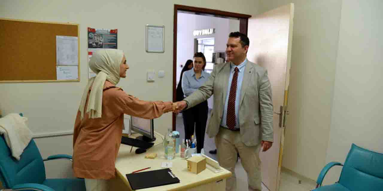 İl Sağlık Müdürü Uğur Bilge'den ilçe hastanesine ziyaret