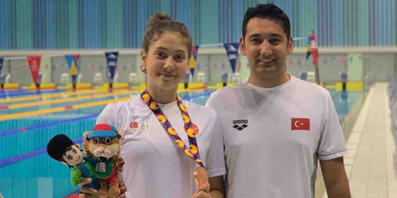 Eskişehirli yüzücü Sudem Denizli Sırbistan’da kulaç atacak
