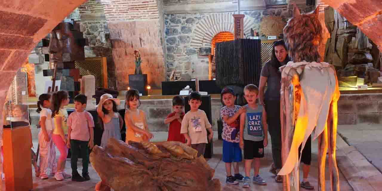 Odunpazarı'nın minikleriyle sanat dolu gezi