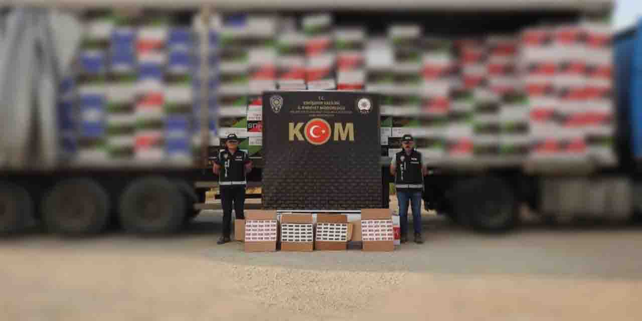 Eskişehir'de milyonluk sigara operasyonu