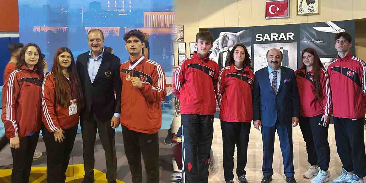 Sararspor Kulübü sporcularından gururlandıran başarı