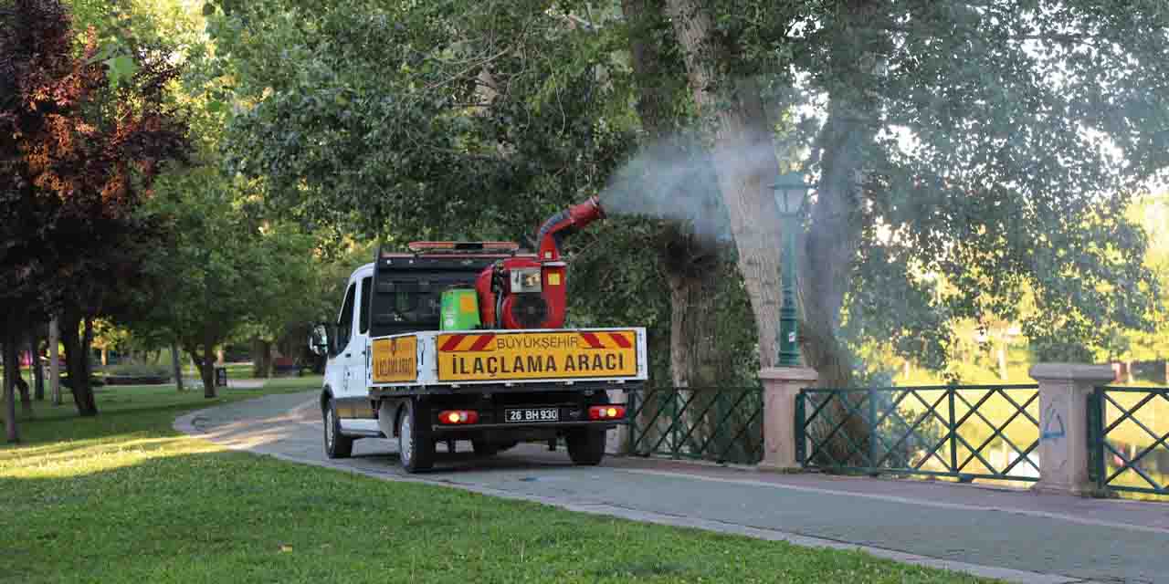 Büyükşehir'in ilaçlama çalışmaları hız kesmeden devam ediyor