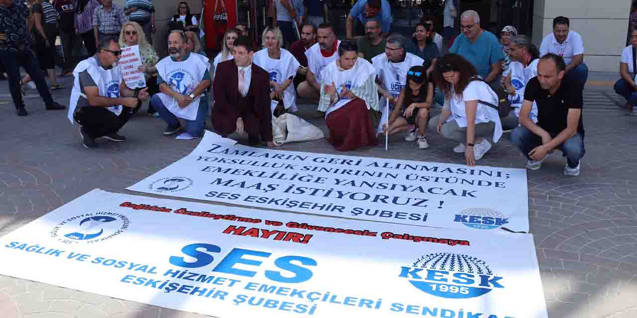 SES zamlar karşısında eriyen maaşlara böyle tepki gösterdi