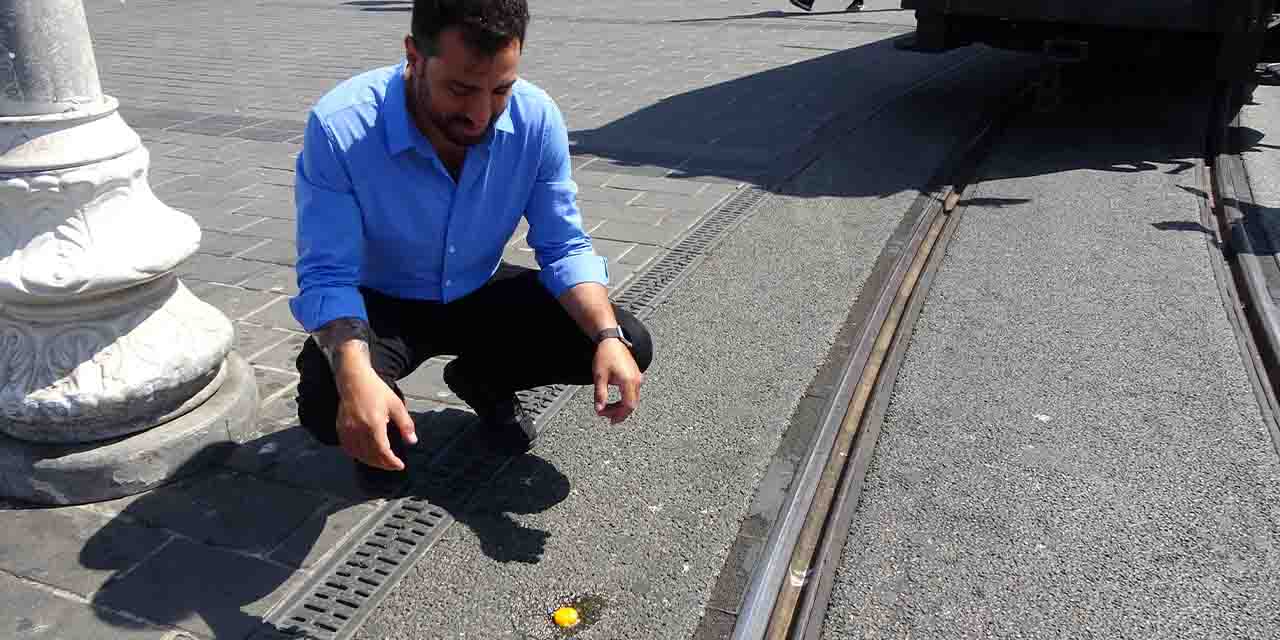 Taksim Meydanı'nda ilginç anlar