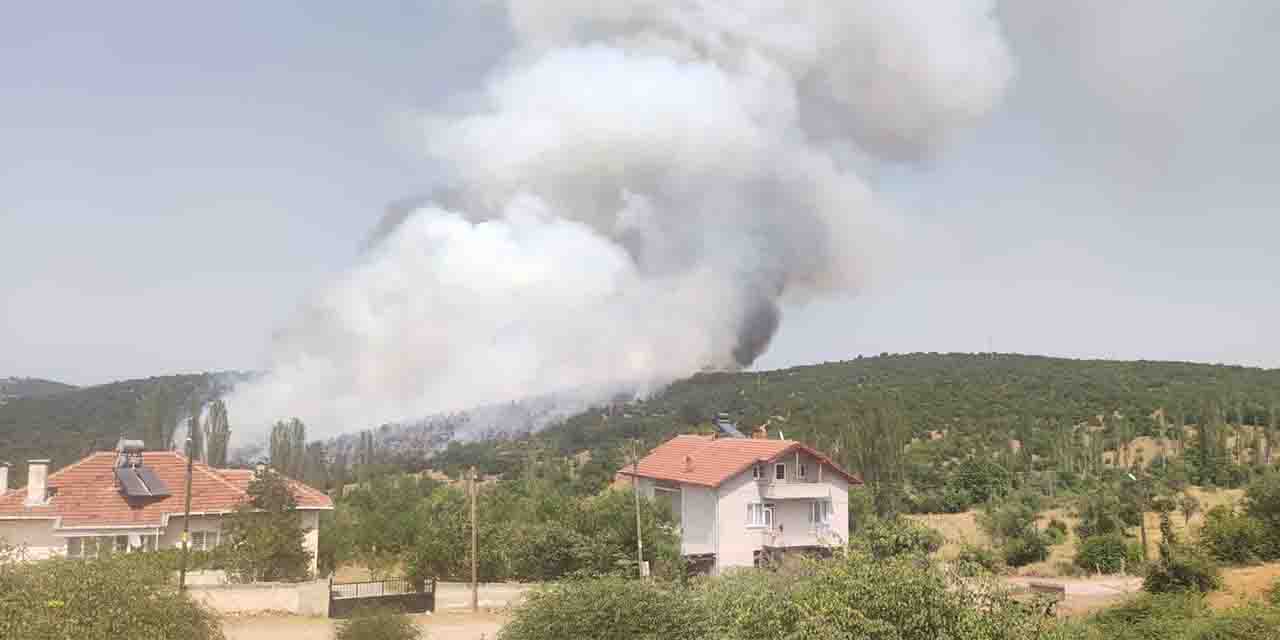 Eskişehir'in komşusu yanıyor