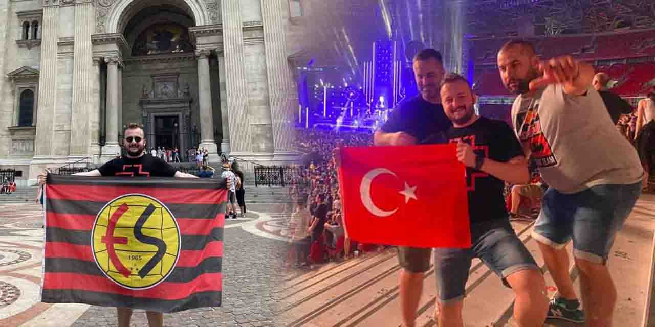 Eskişehirspor bayrağı yurtdışında dalgalandı