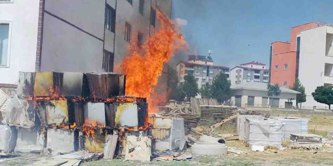 Bingöl'de yangın paniği