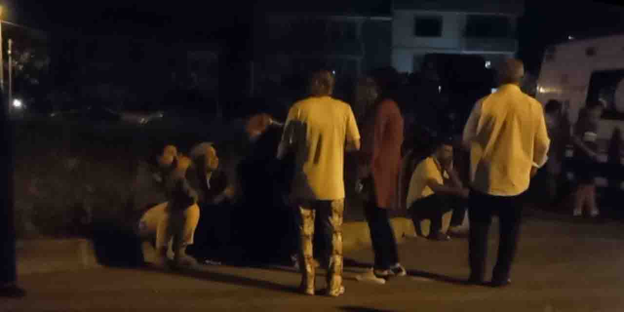 Babasına sinirlendi koca minibüsü ateşe verdi