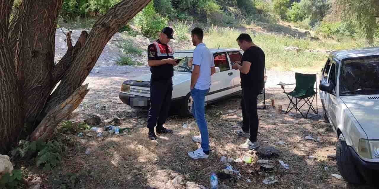 Eskişehir'de yasak bölgelere girenlere ceza yağdı