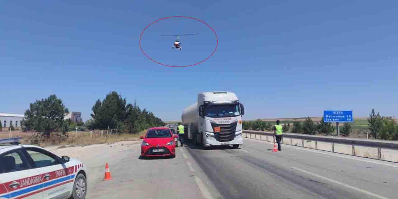 Eskişehir'de havadan ceza yağdı