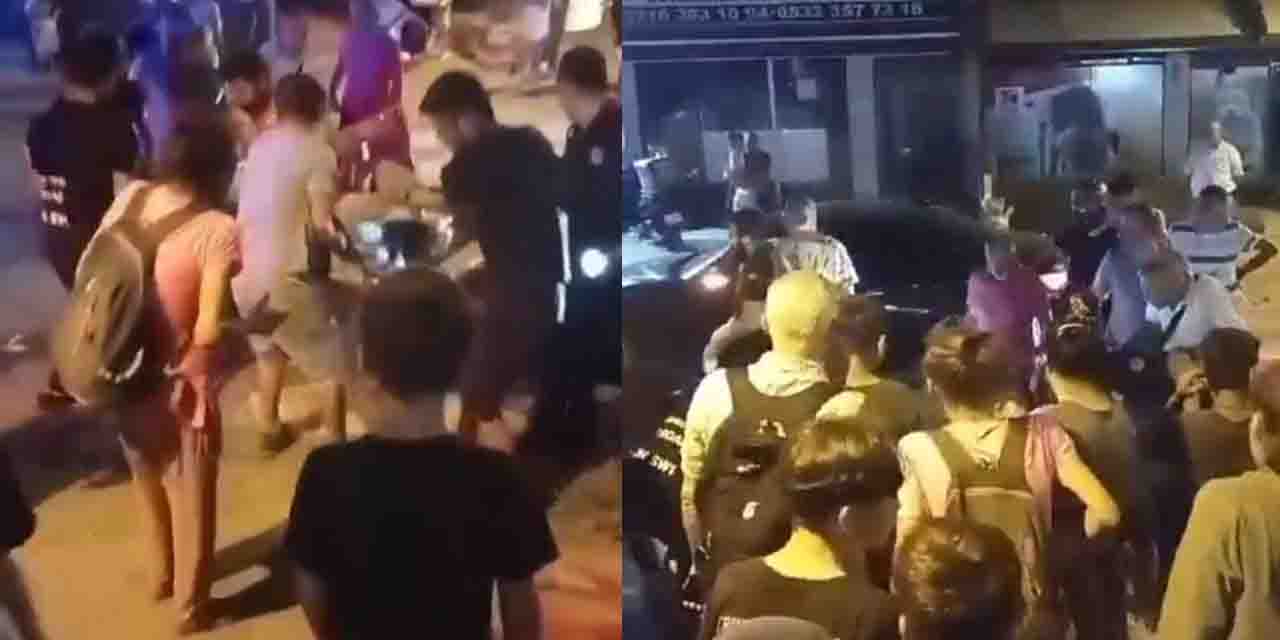 Vatandaş çukura düştü