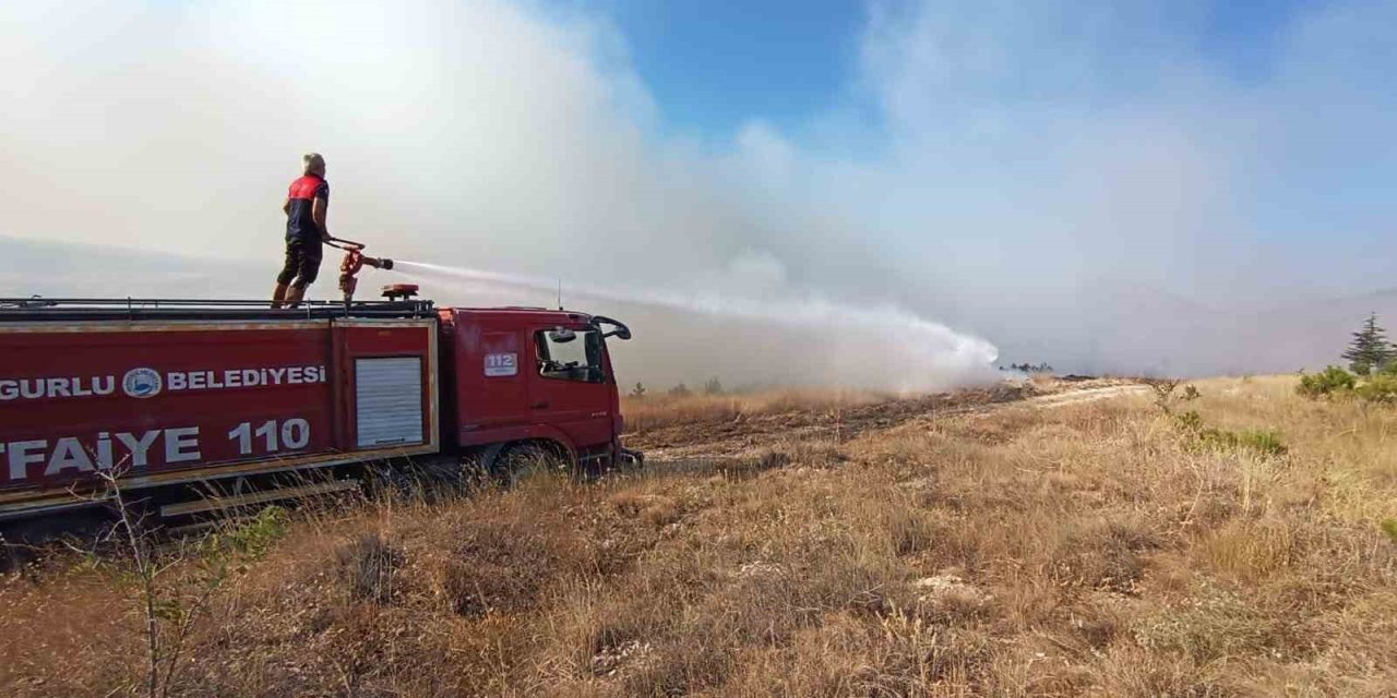 Çorum'da yangın