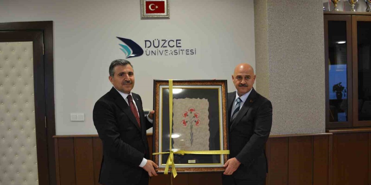 Vali Atay’dan Rektör Sözbir’e veda
