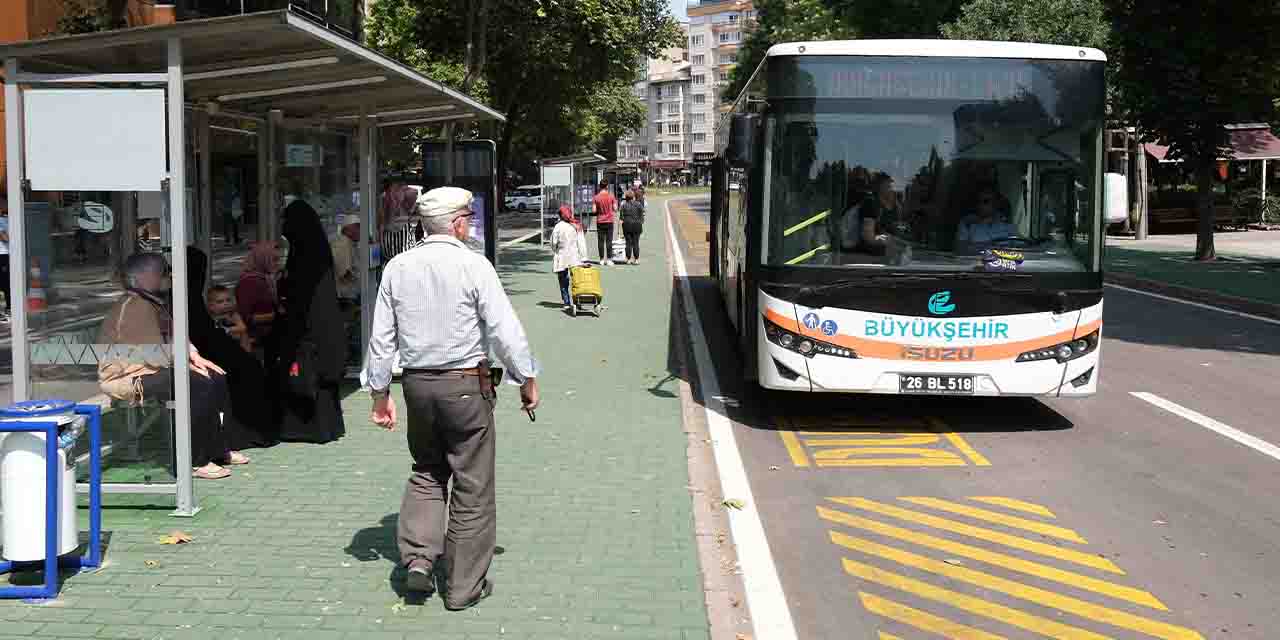 Eskişehir'de o bölgede bulunan duraklarda seferler başladı