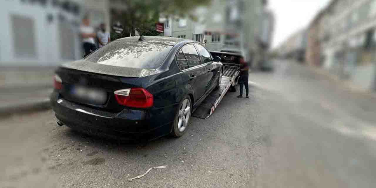 Eskişehir'de drift atan araca rekor ceza