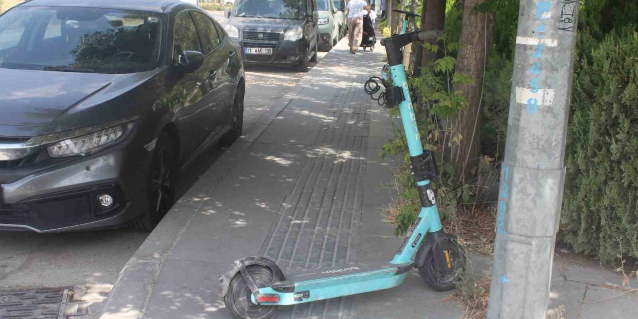 Eskişehir'de scooter tepkisi