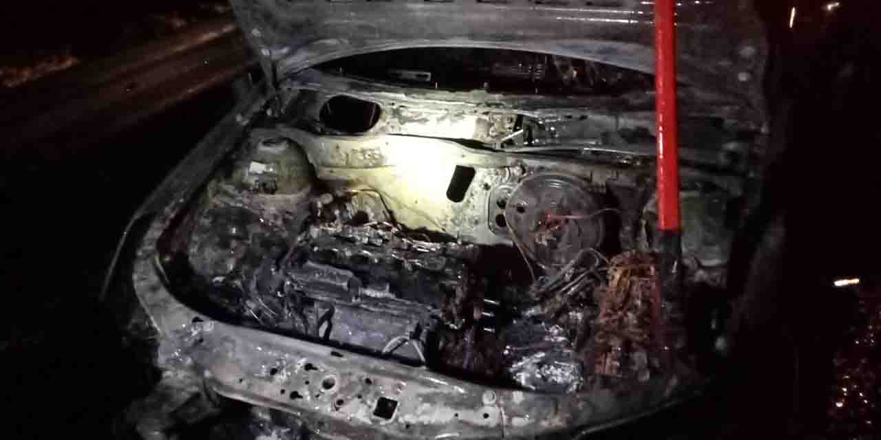 TEM Otoyolu'nda araç yangını