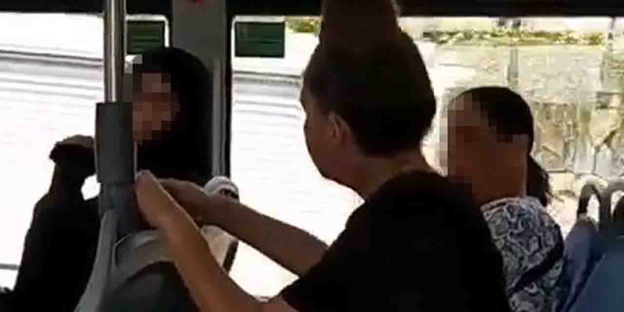Tesettürlü kadına otobüste sözlü taciz