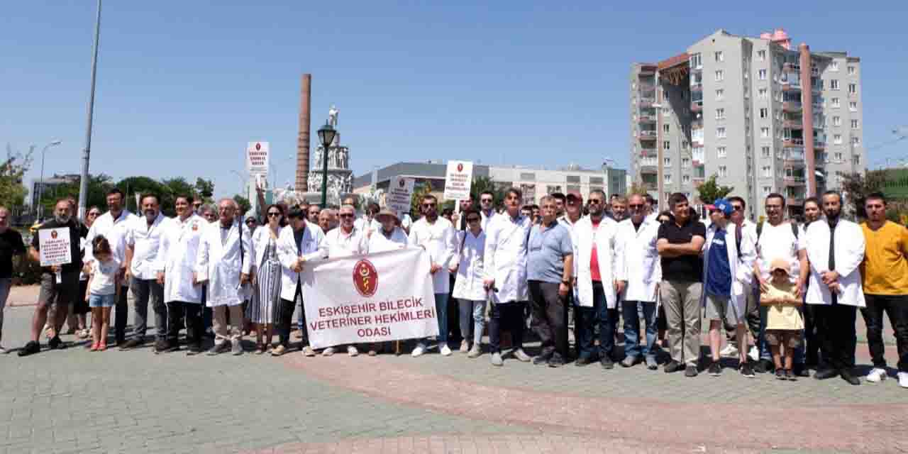 Eskişehir'de şiddete tepki göstererek iş bıraktılar