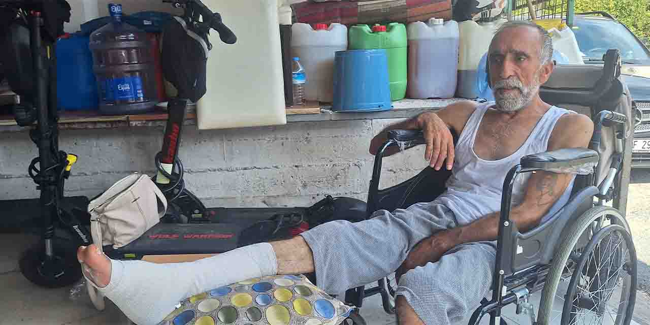 Silahlı saldırıda torununu korumak için kendini siper etti