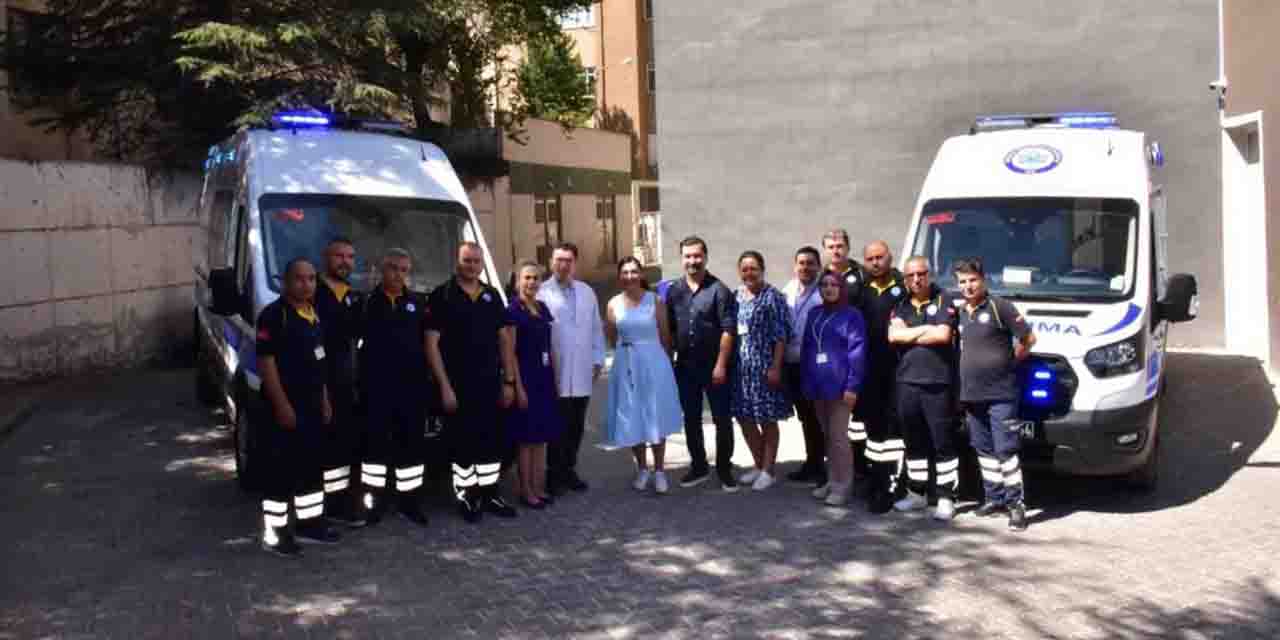 Osmangazi Üniversitesi Hastanesi'ne 2 yeni ambulans