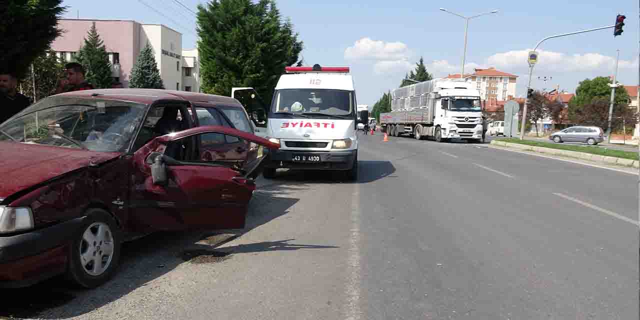 Kütahya Tavşanlı'da trafik kazası