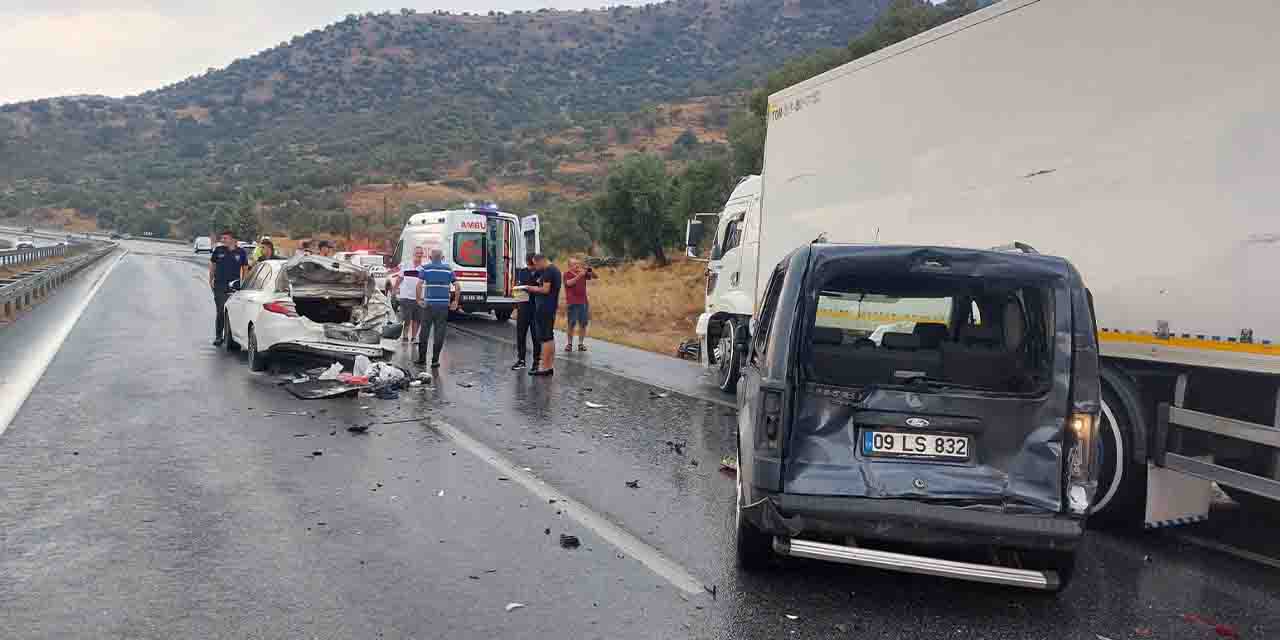 Aydın'da zincirleme kaza