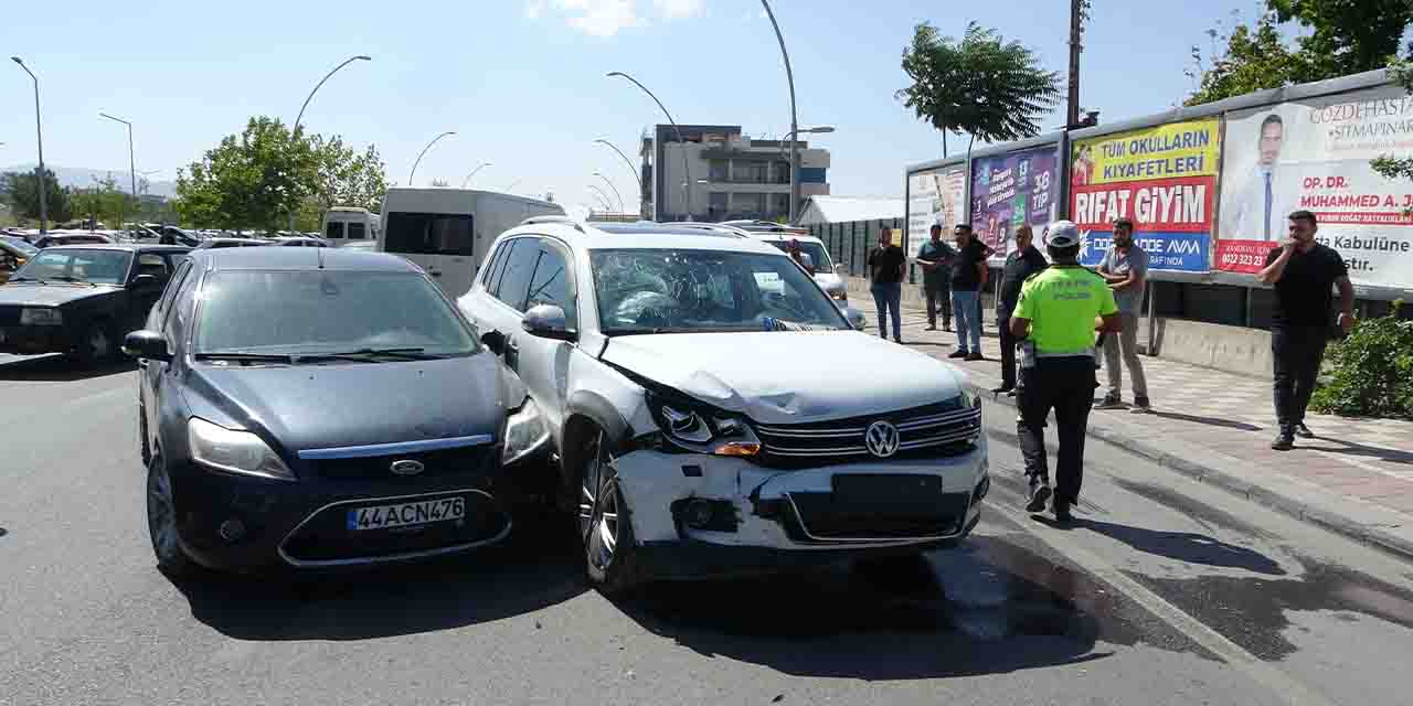 Malatya'da trafik kazası; 1 yaralı