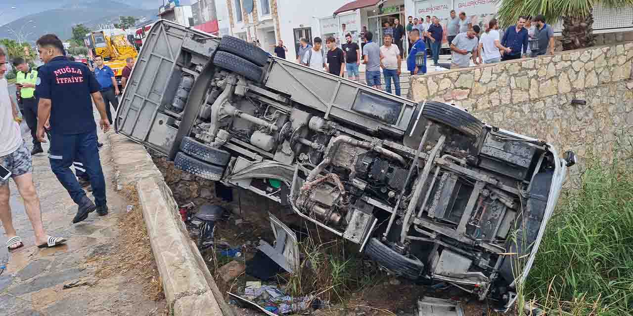 Muğla'daki korkunç kazanın görüntüleri ortaya çıktı
