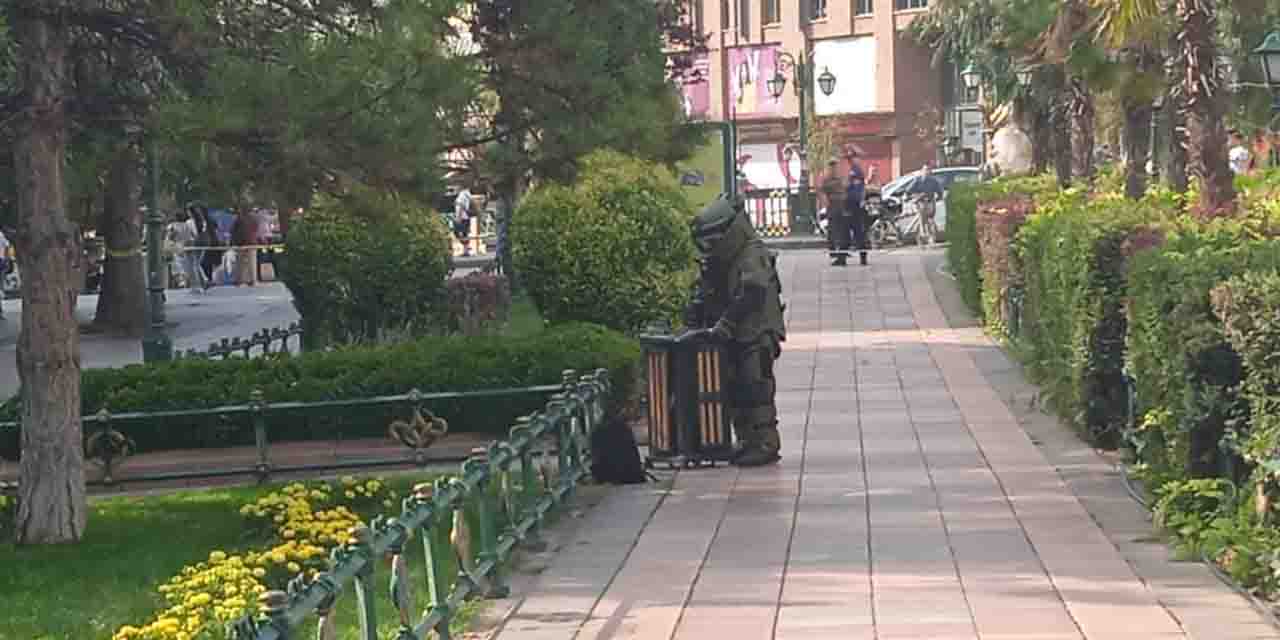 Eskişehir'de bulunan şüpheli çanta panik anları yaşattı