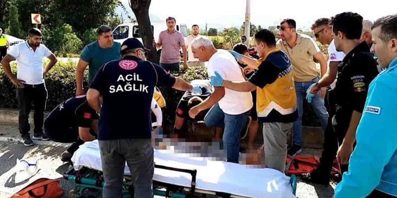 Bursa'da kaza yapan çocuğun haykırışı yürekleri dağladı
