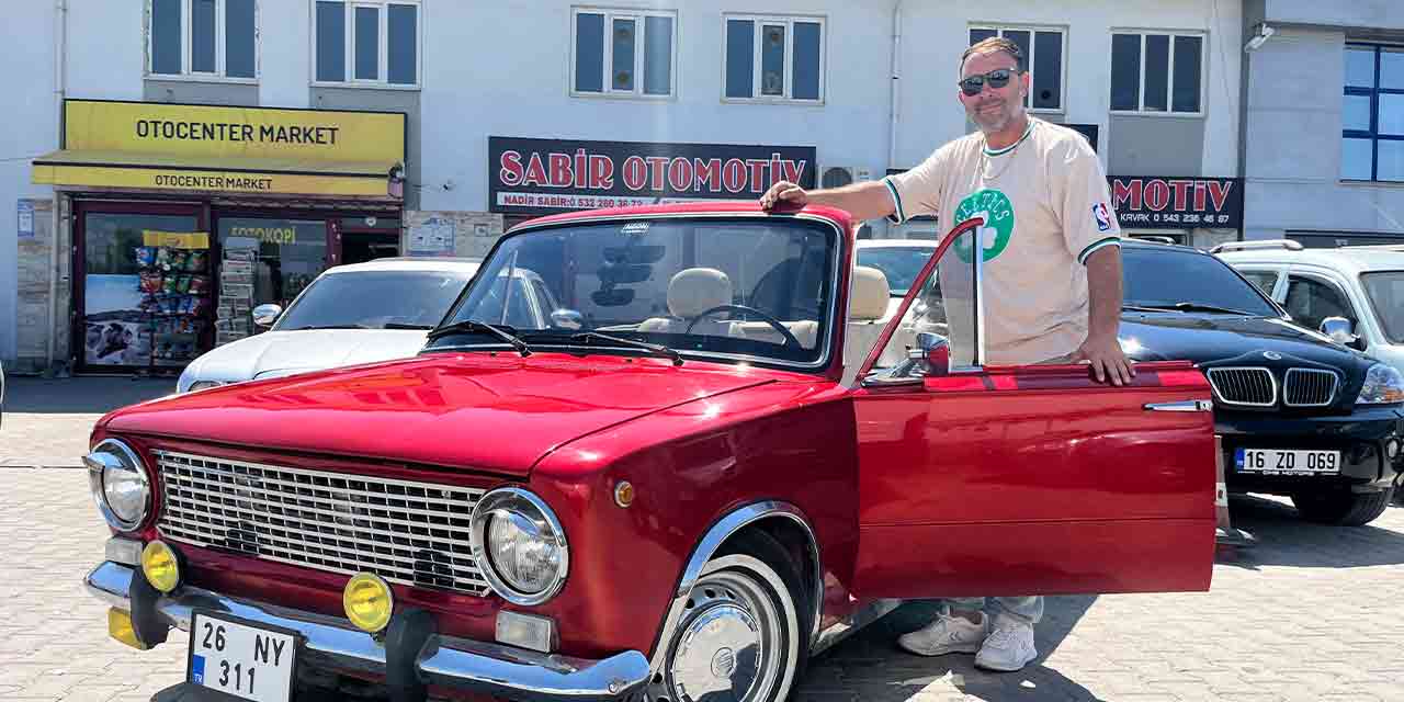 Eskişehir sokaklarında dikkat çeken araç