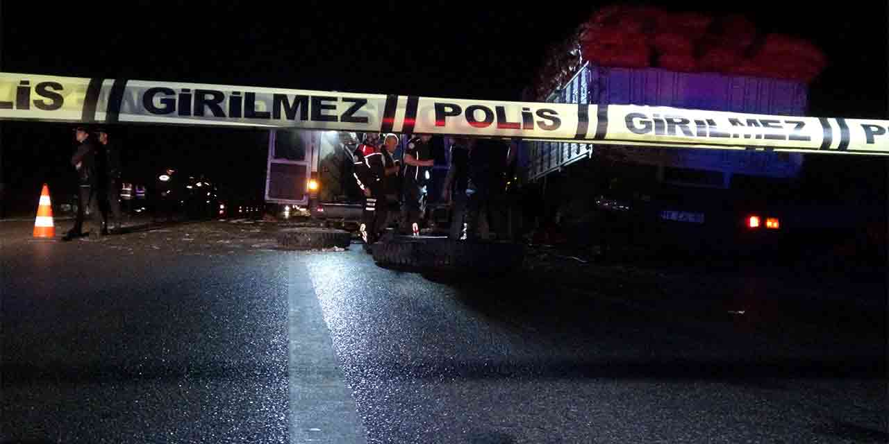 Bursa'da dinamit yüklü kamyonet tehlike saçtı