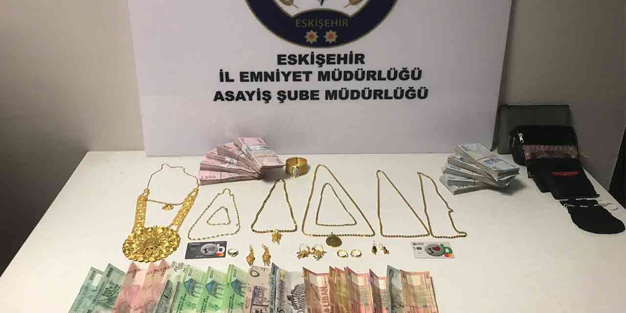 Eskişehir'de yarım milyonluk hırsızlık
