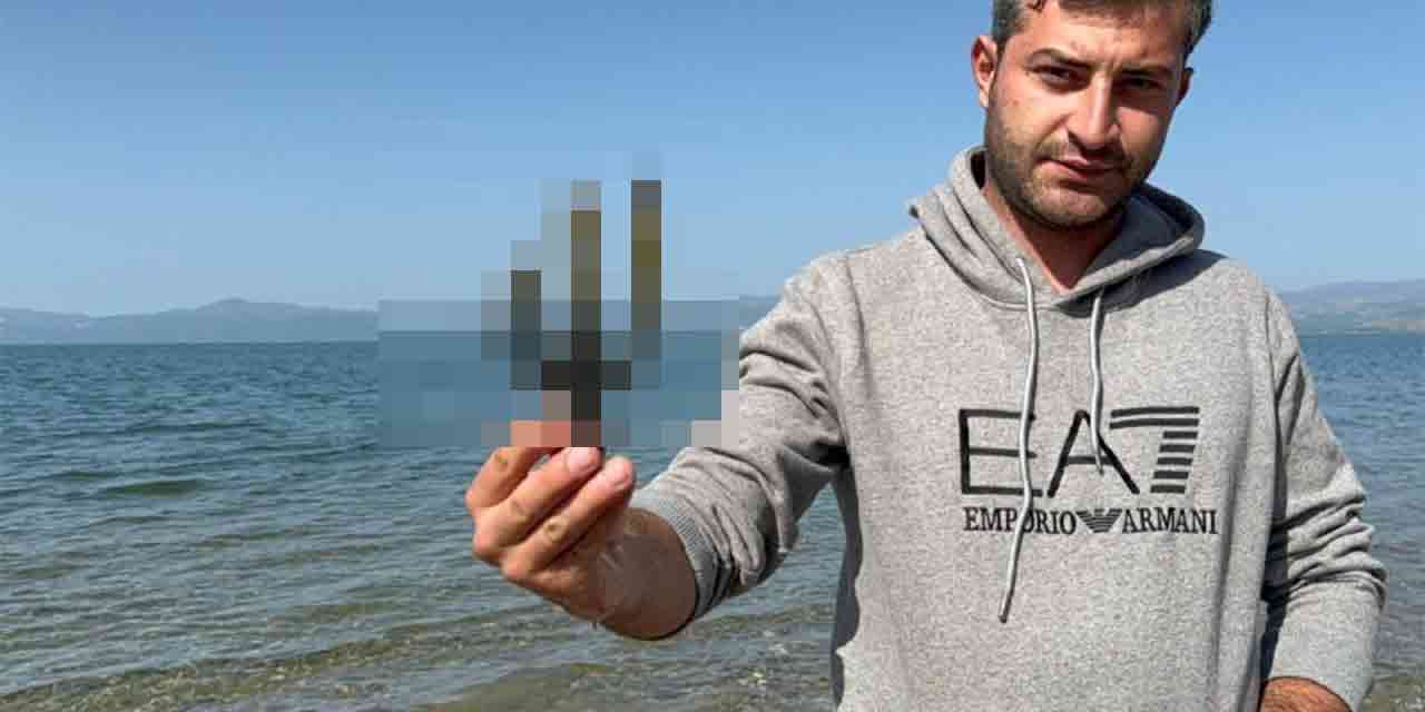 İznik Gölü'nde o da bulundu!