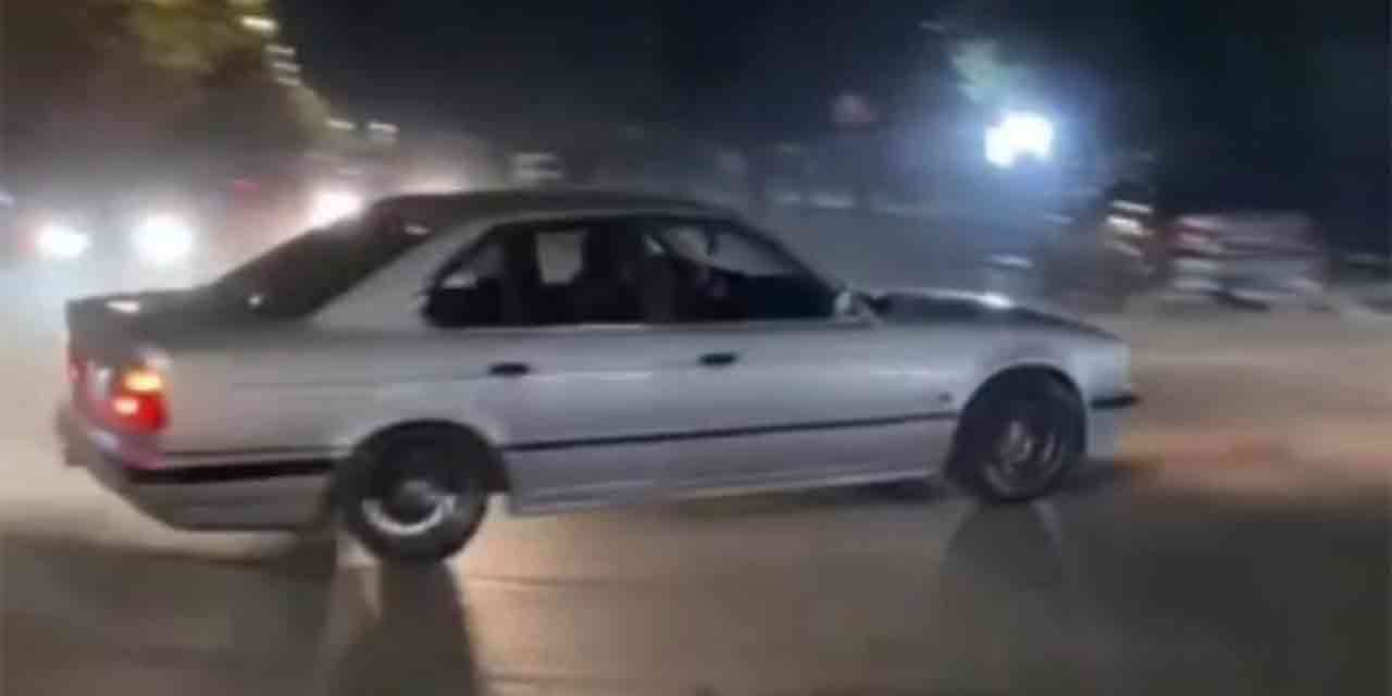 Yolu kapatıp yaptığı pes dedirtti!