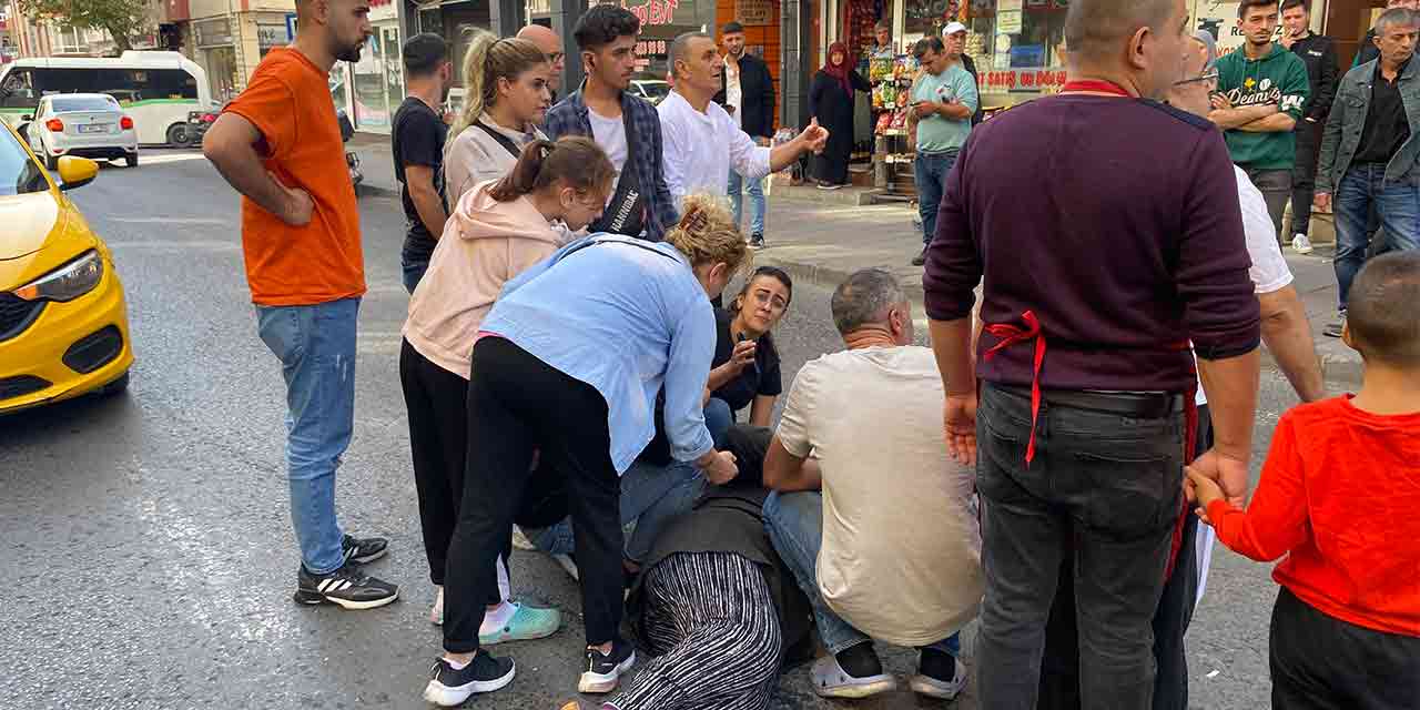 Tekirdağ'da yaya geçidinden geçen kadın yaralandı!