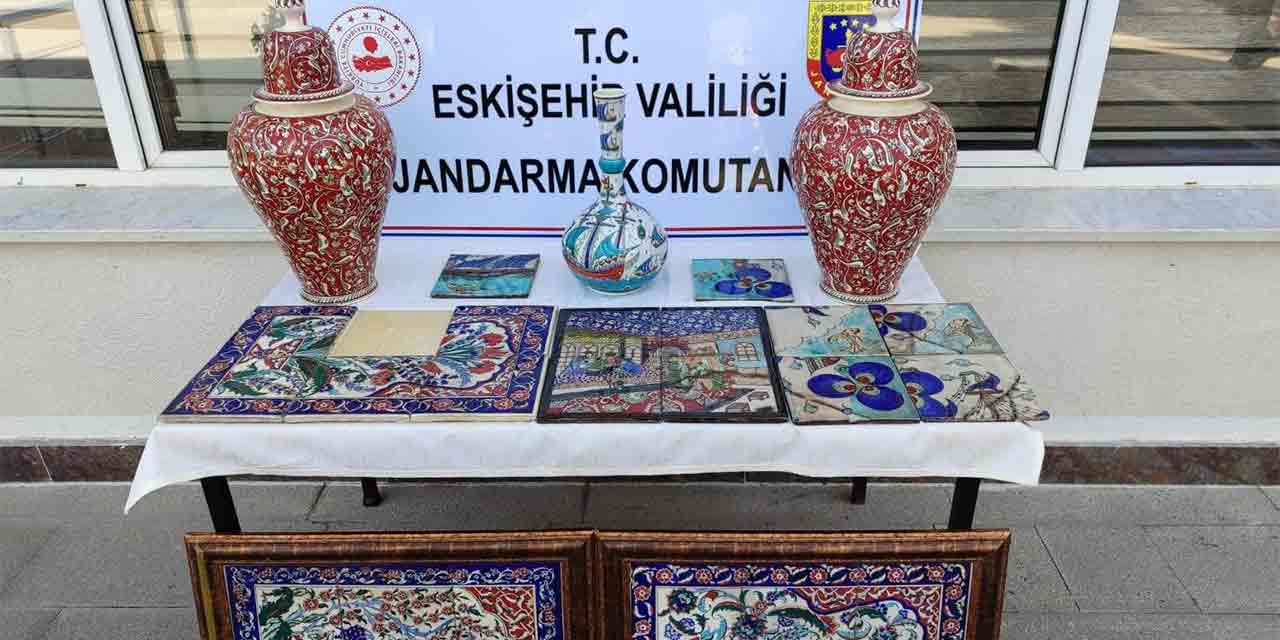Eskişehir'de tarihi eser kaçakçısı kıskıvrak yakalandı!