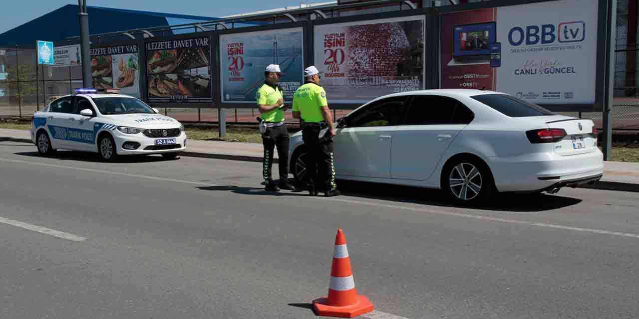 Ordu'da binlerce araç denetimden geçti