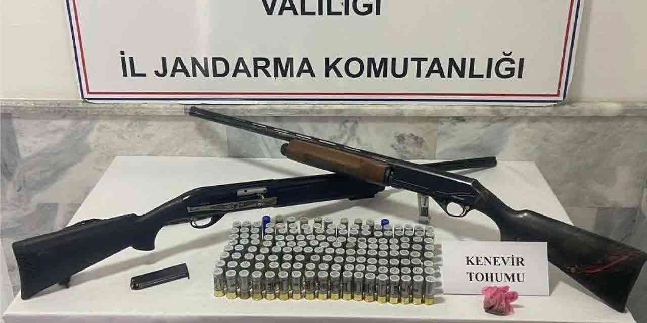 Afyon'da baskın: Ruhsatsız silahlar yakalandı!