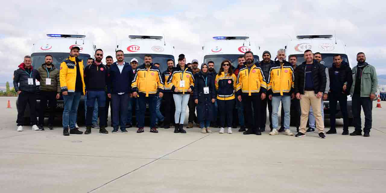 Eskişehir'de  ambulans sürüş eğitimi