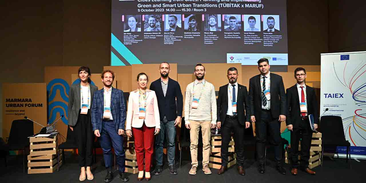 Büyükşehir projelerini Marmara Urban Forum'unda anlattı