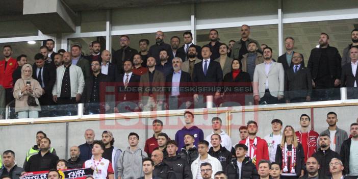 Eskişehirspor'un ilk maçında protokol doldu
